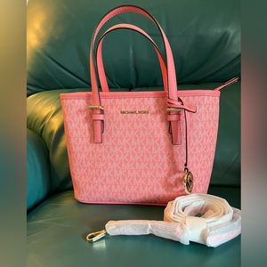 Coral MK satchel purse